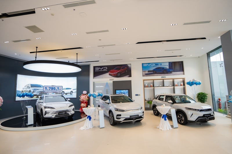 showroom xe điện BYD tại Việt Nam