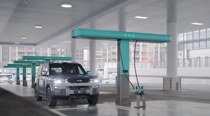 Trạm sạc siêu nhanh BYD tại Trung Quốc