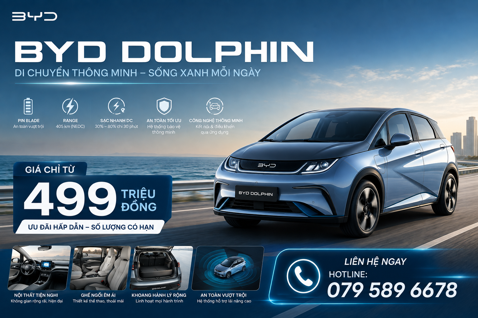 BYD Dolphin 2026 tại Bình Thuận