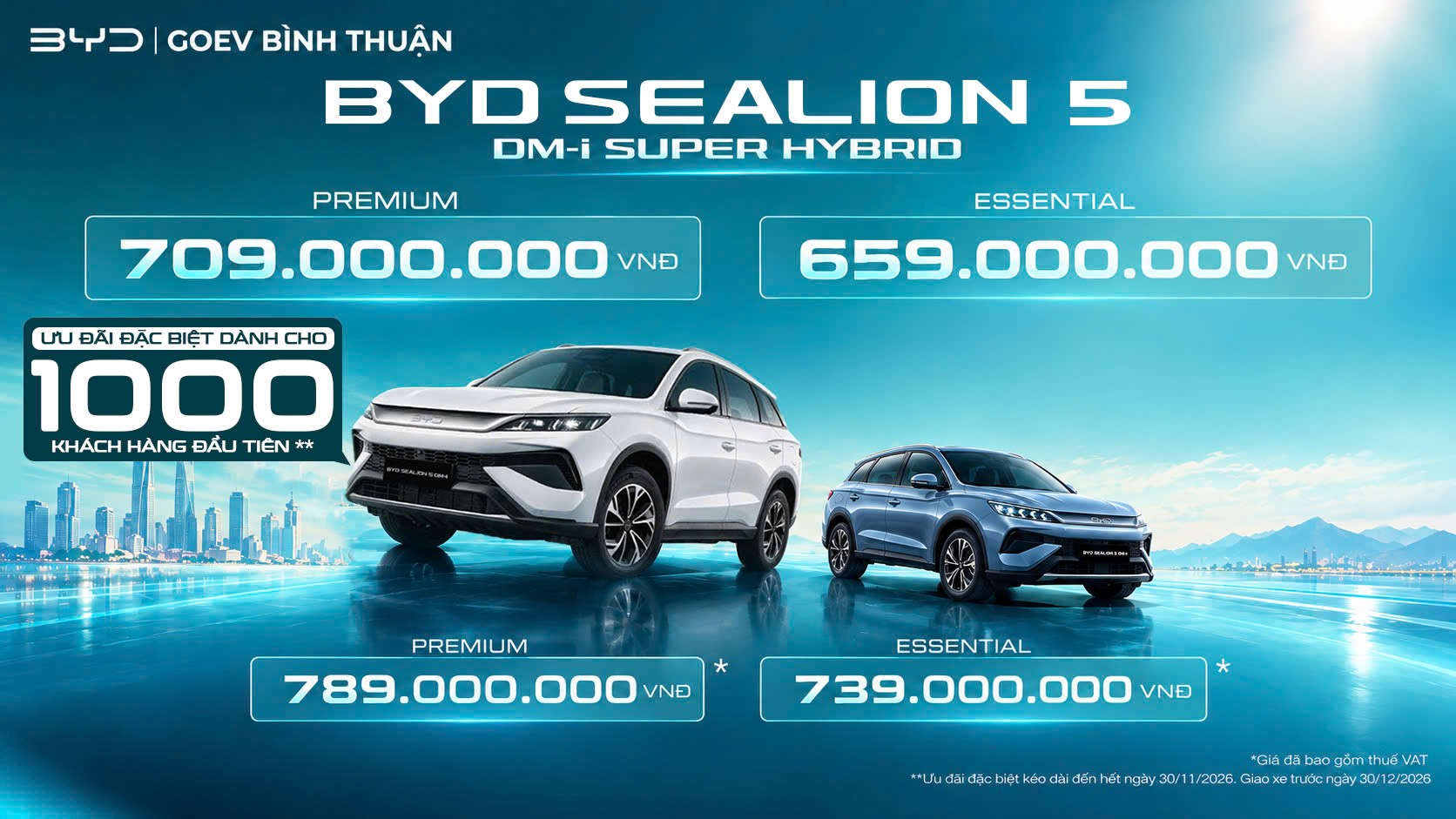 giá xe byd sealion 5